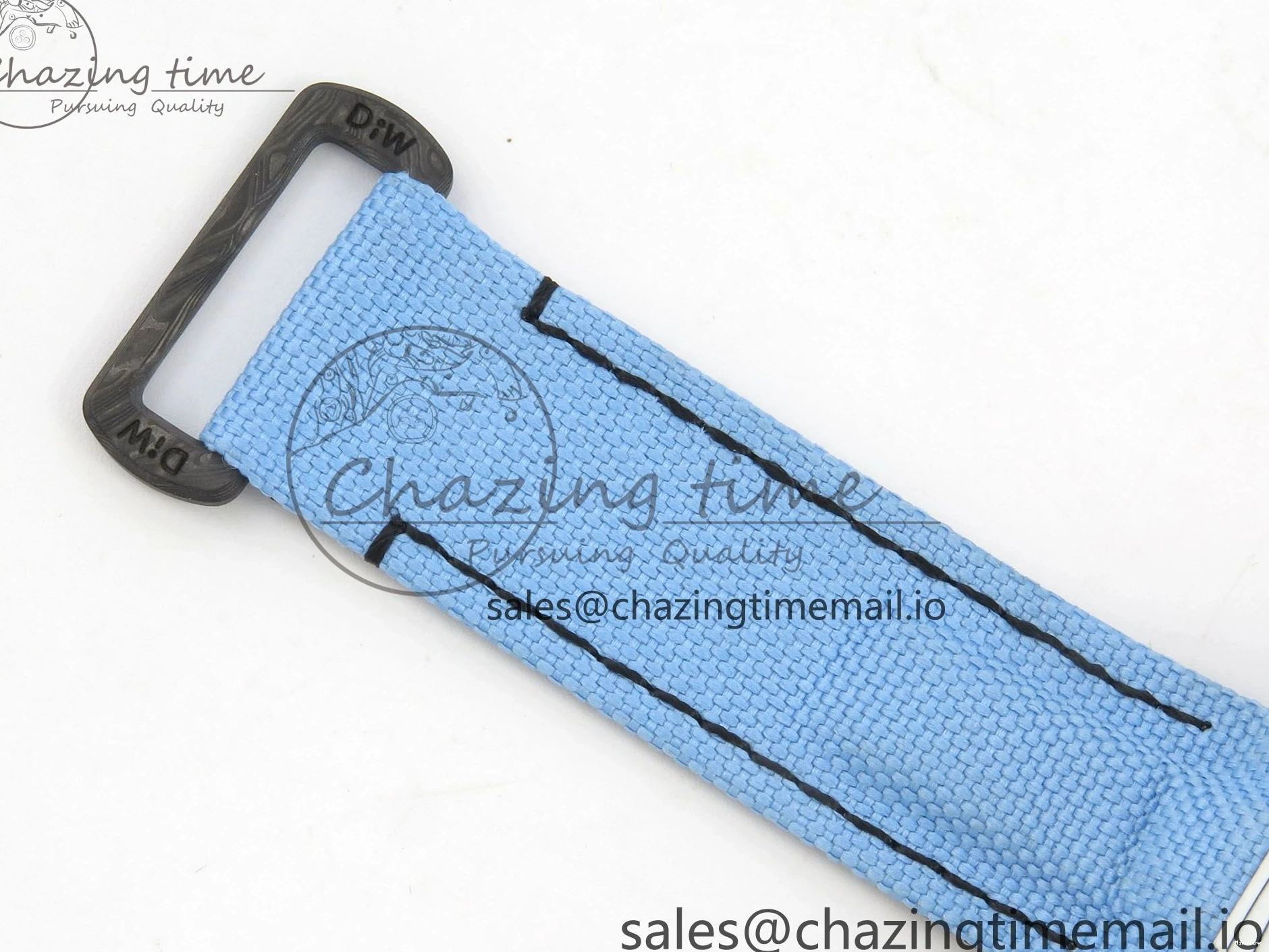 MiroTime 0403 Attractive Daytona DIW Carbon Case and Bezel DIWF Edition Black Dial on Blue Nylon Strap A 71